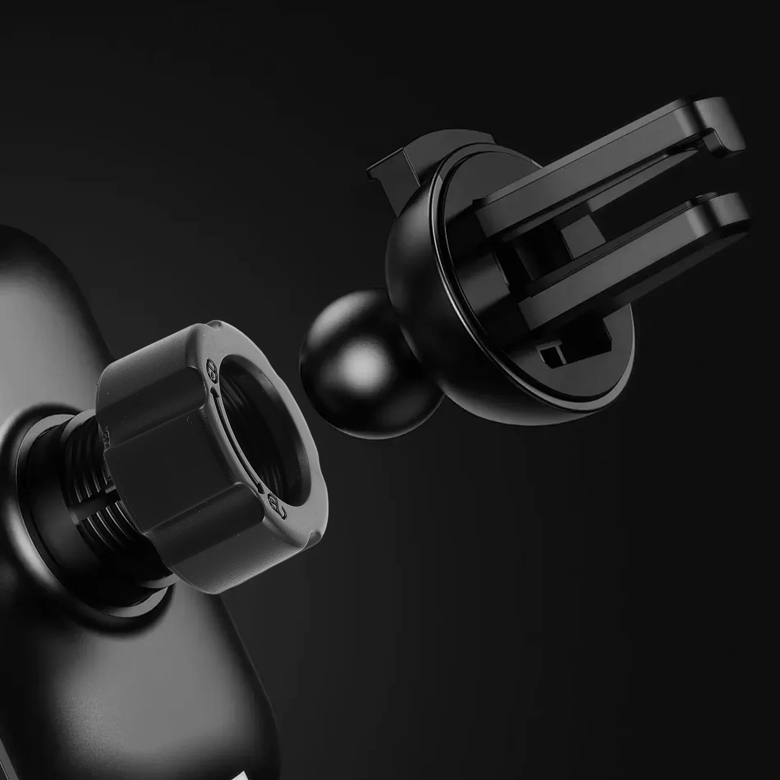 

10pcs Phone Holder Screw Nut Ball-Joint Fixed Adapter For Air Vent Car Mount Bracket Portable Universal Fit Car Interior