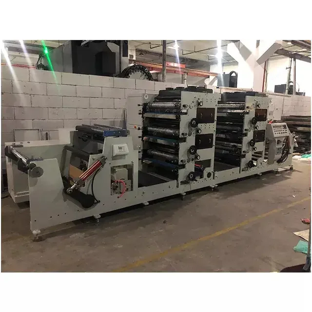 Fully Automatic 3 Colour Flexo Printing Machine Self Adhesive Sticker Label Flexo Printing Machine Price