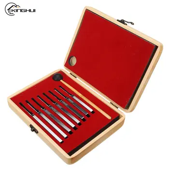 8pcs 256-512HZ Steel Tuning Fork Set Health Physics Vibration Medical Diagnostic + Mallet Vibration Healing Therapy Medical Tool