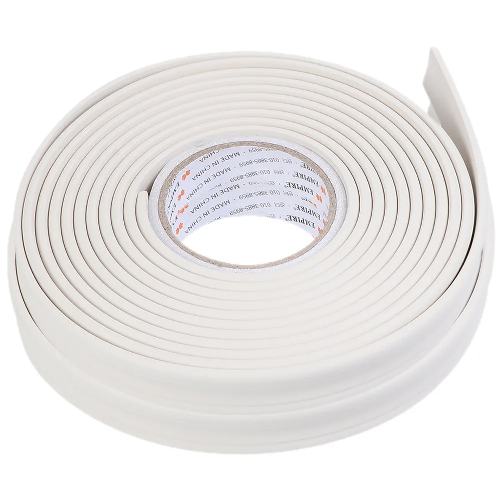 2Pcs Wall Stickers Caulk Strip Sealing Tape Plastic Self Adhesive Peel Stick Flexible for Bathroom Kitchen Sink Bathtub Toilet