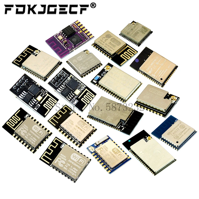 ESP8266 ESP-12 seryjny model WIFI 12E 12F 12S 07 07S 01 01S M1 M2 ESP32-S Bit WROVER ESP-WROOM-32U gwarantowana autentyczność 02 A1S