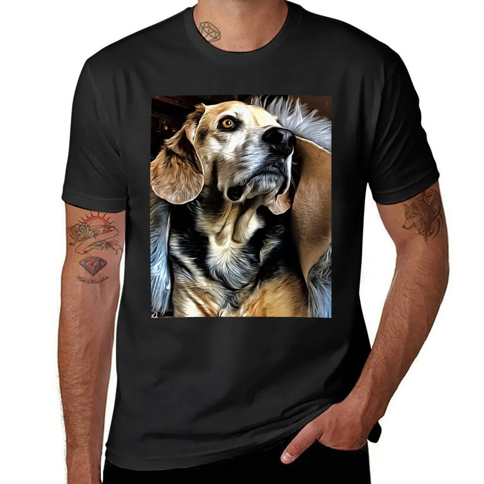 Cool dog Brody T-Shirt vintage clothes tops vintage customs men t shirts