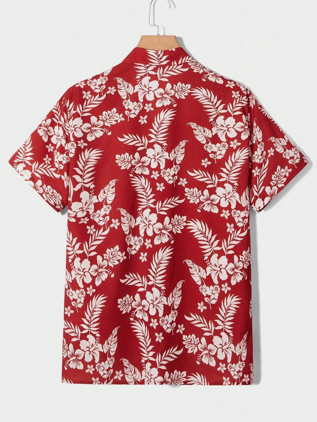 Camisa hawaiana de manga corta con solapa y estampado tropical 3D para hombre, ropa informal de uso diario, talla grande, XS-5XL, novedad de verano