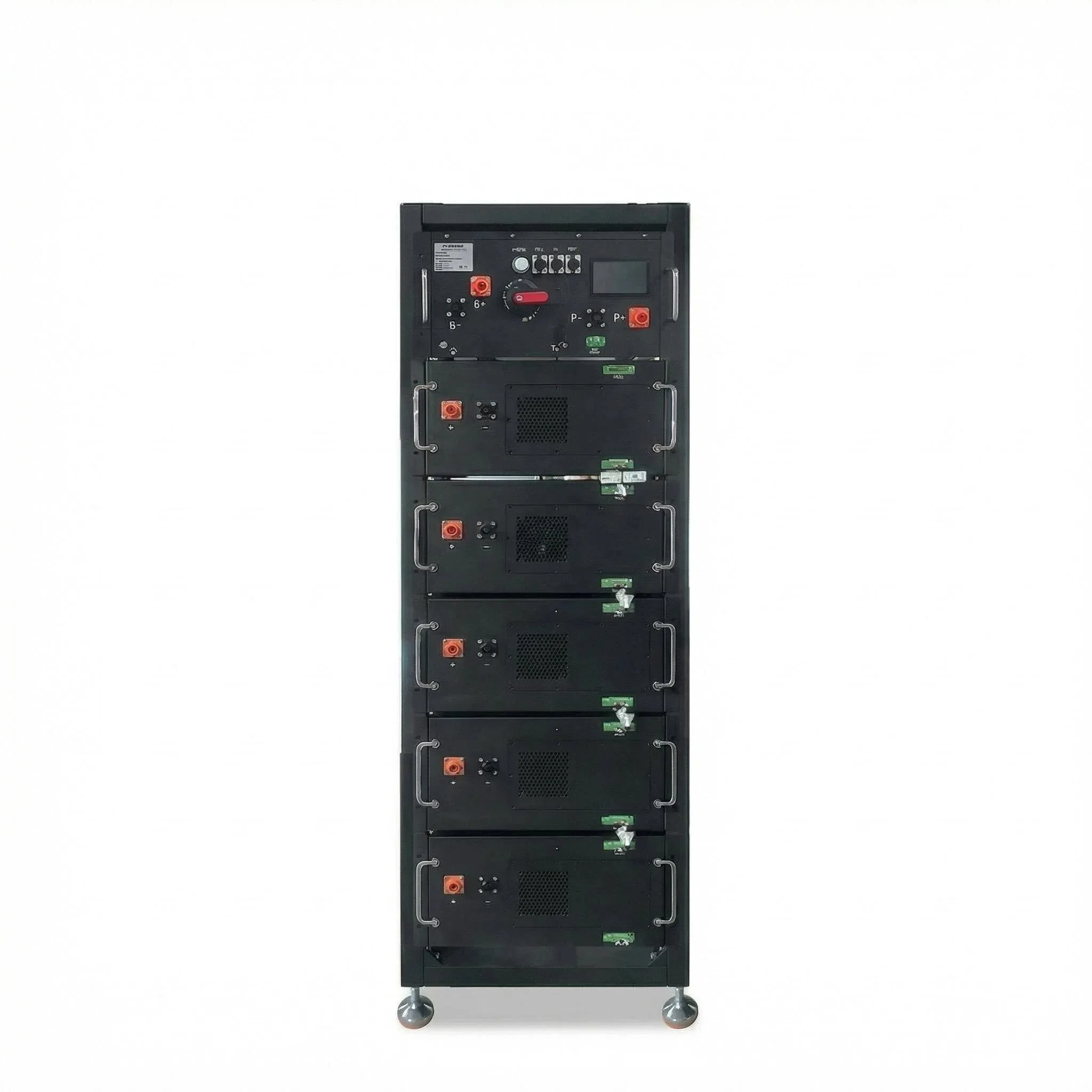 192KWH 614.4V 314AH High Voltage Rack Battery PV Solar Energy Storage System With 12 Battery Packs