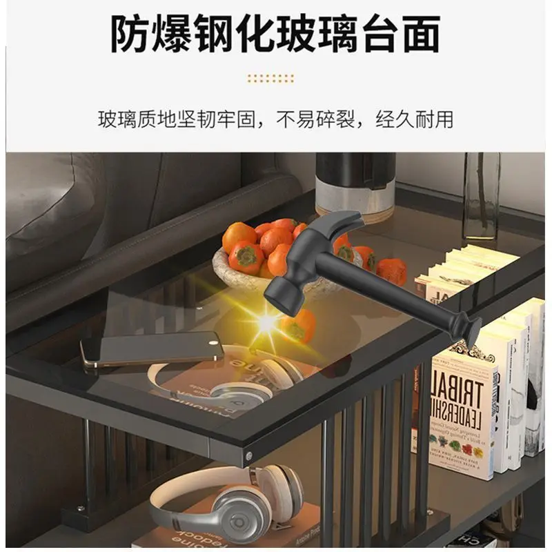 Sofa side cabinet Light luxury side cabinet Living room table Seam storage corner few simple modern