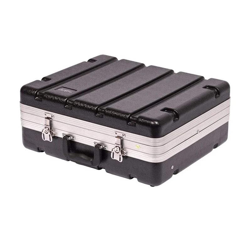 ABS Mixer Case - 8U - 19 Inch - Adjustable Height Rack Rails - Image 2