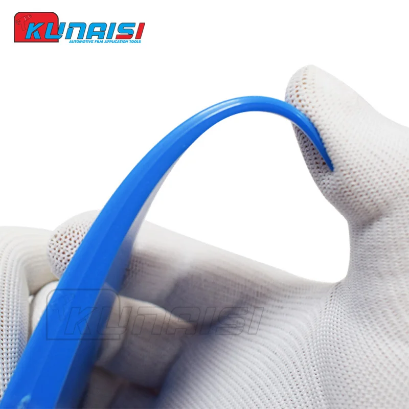 KUNAISI 1 pcs Car Vinyl Card Scraper Pointed Film Wrap Contour Squeegee Window Glass Tinting Foil Install Automotive Tools Sharp