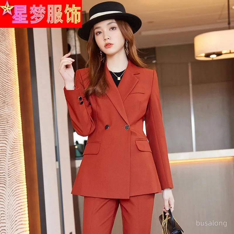 Autumn and Winter Temperament Slim-Fitting New Fashion Women's Wear Coat Teacher Workwear Suit Coat Overalls Business Suit Women