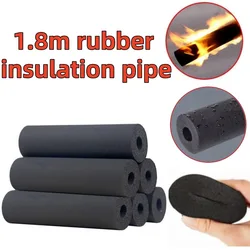 1.8m Rubber Insulation Pipe B1 Grade Thickened Solar Water Heater Water Pipe Flame Retardant and Antifreeze Insulation Sleeve