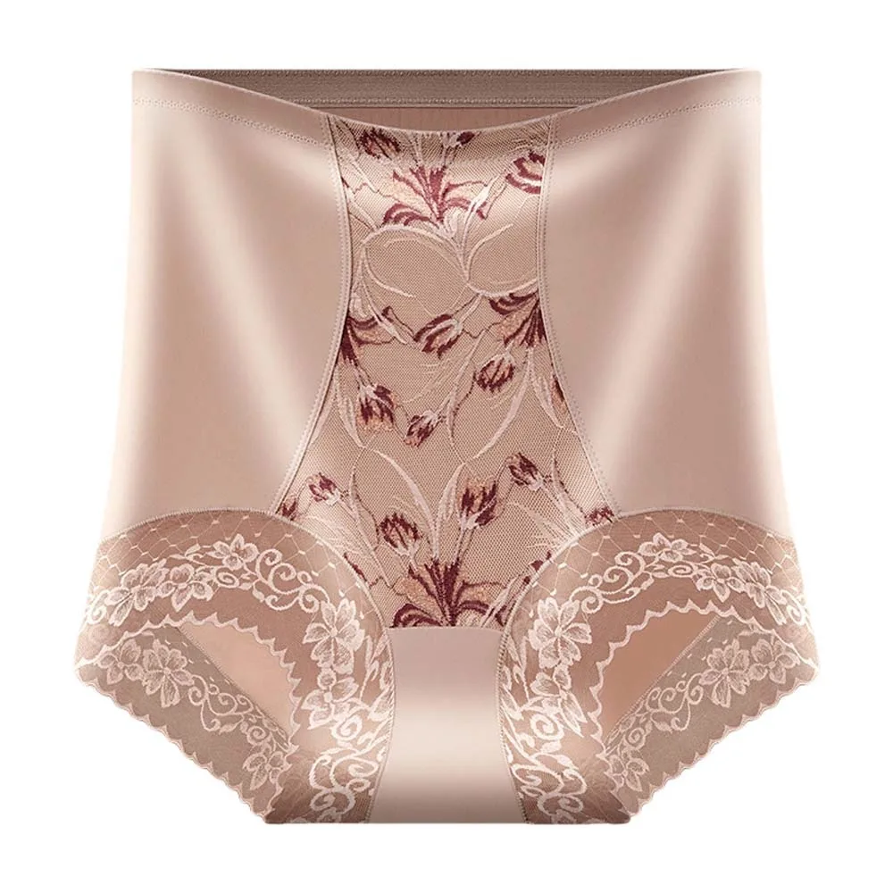 ارتفاع الخصر بعد الولادة محدد شكل الجسم القطن المنشعب ملابس داخلية التخسيس للتنحيف البطن التعاقد حزام سراويل #1