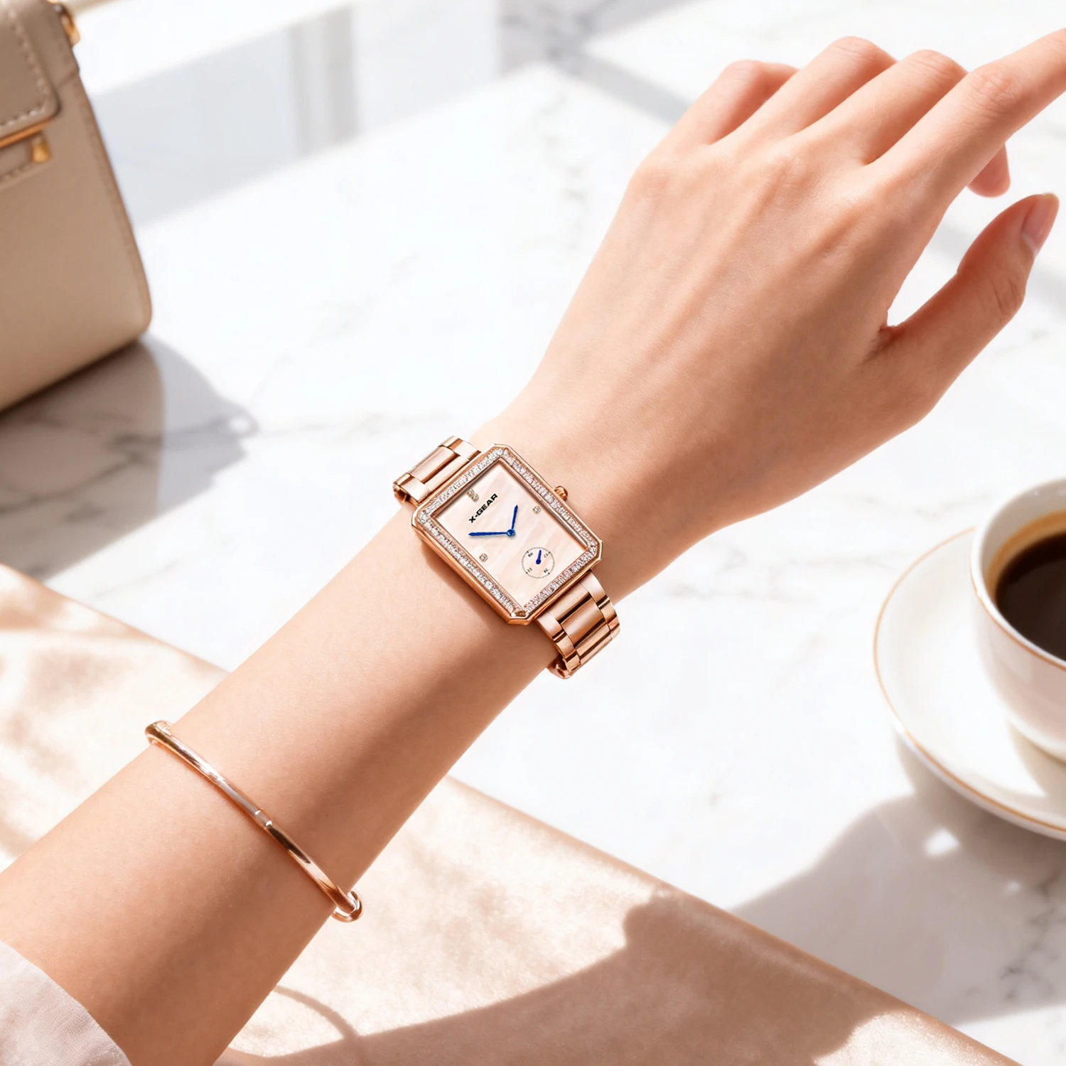 Luxury Ladies' Retro Rectangular Stainless Steel Strap Watch – Minimalist Fashion Quartz Wristwatch