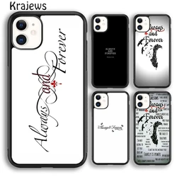 The Vampire Diaries Originals Mikaelson Always Forever Phone Case Cover For iPhone 16 15 SE 14 plus XS XR 11 12 mini 13 pro max