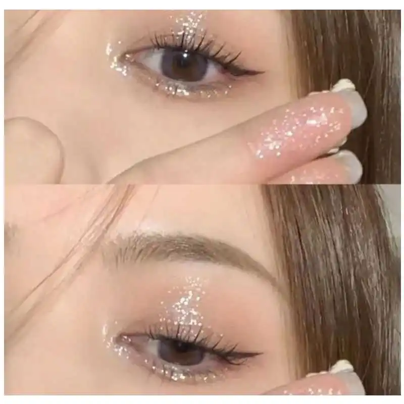 Diamant schimmern wasserdicht flüssig Glitter Eyeliner Lidschatten glänzend metallisch Eyeliner Stift Auge Schönheit Party Make-up