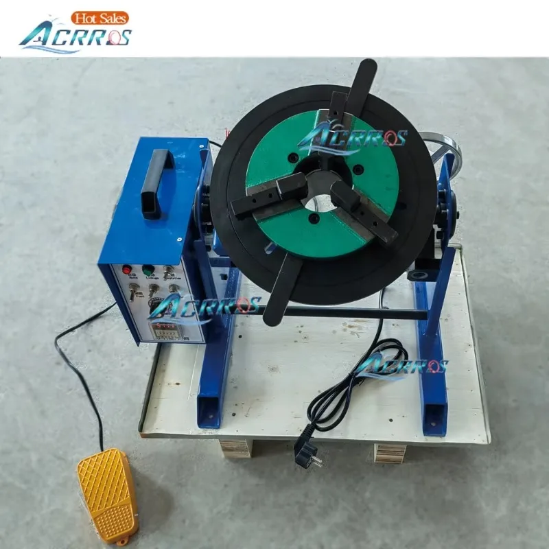 25mm Through Hole Weld Turn Table 30kg Welding Positioner