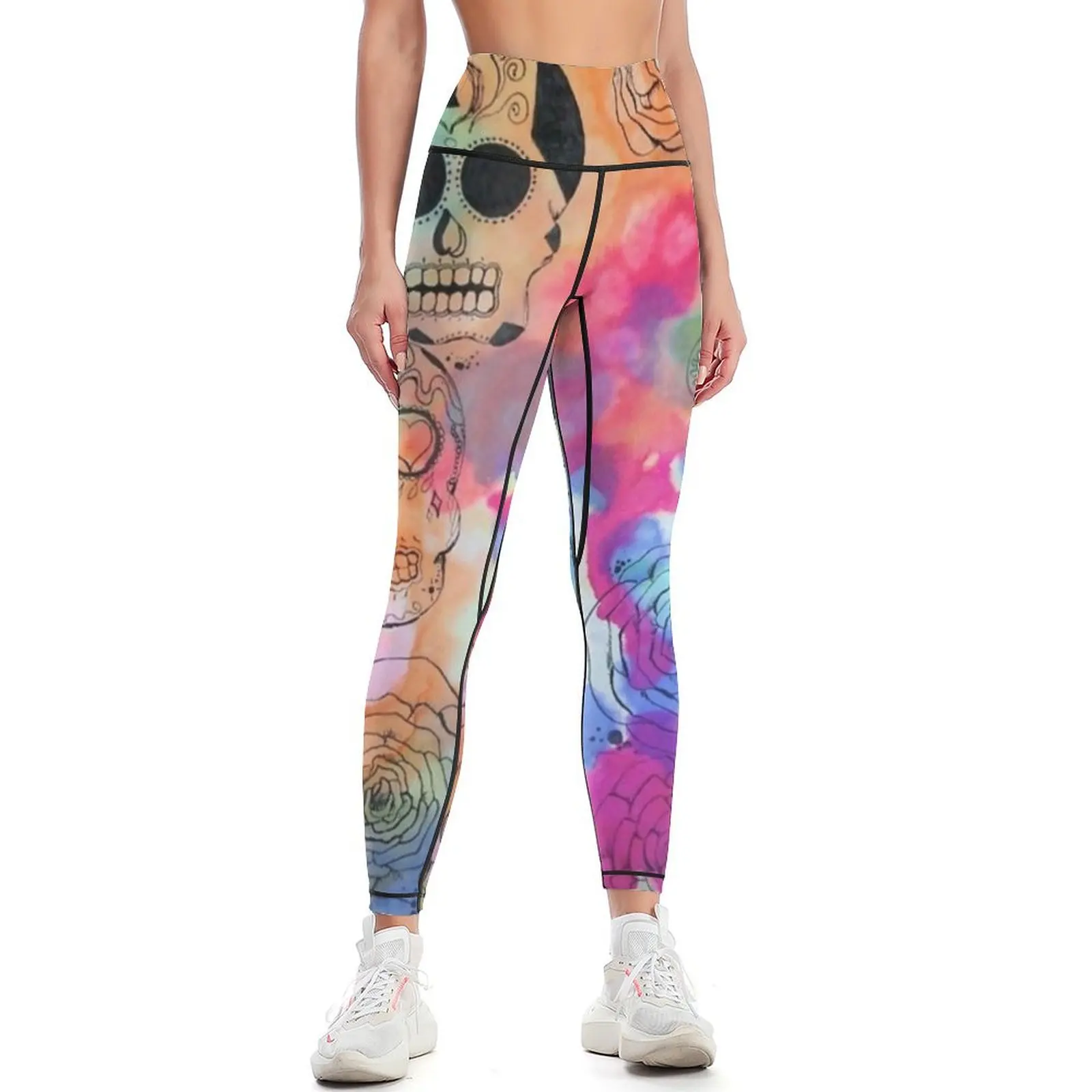 My Sugar Skull Family Leggings gym wear exercise clothing for Womens Leggings