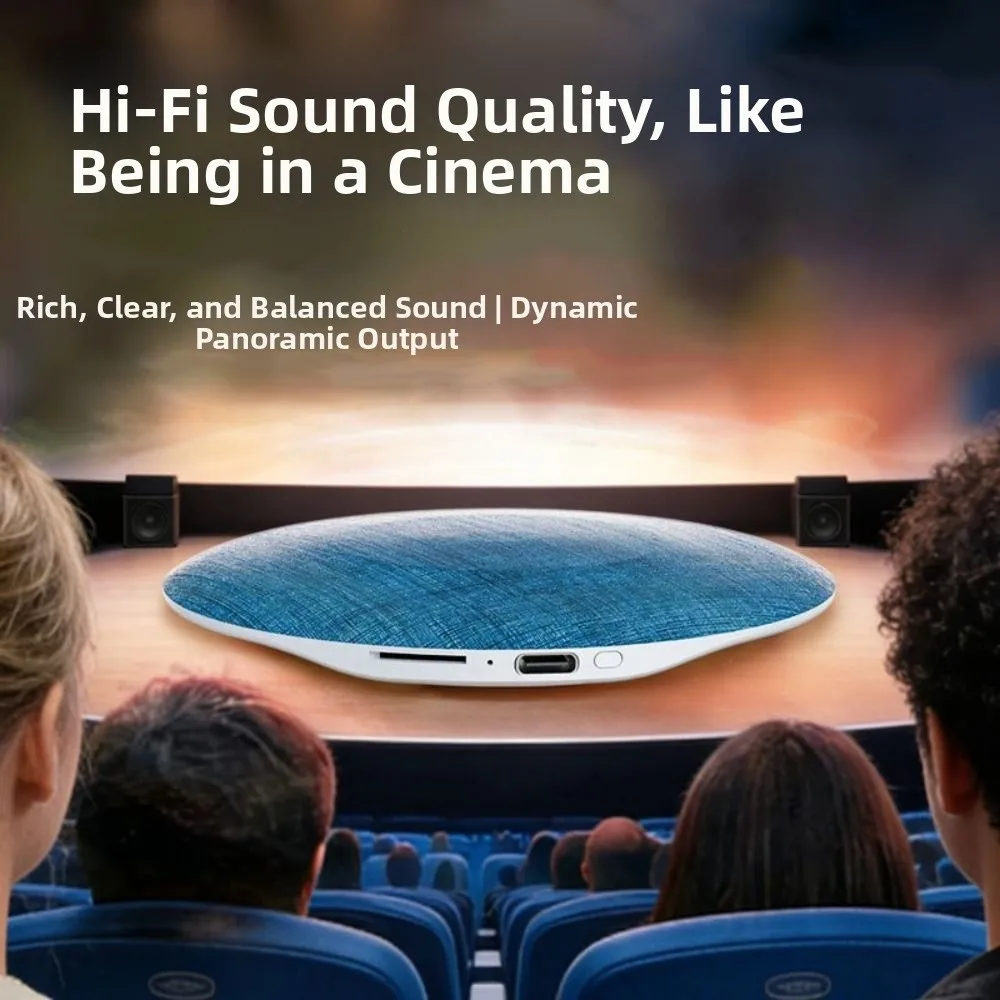 

Bluetooth 5.4 Under Pillow Bluetooth Speaker Mini Sleep Aid Portable Music Player TF Card Support Ultra-Thin