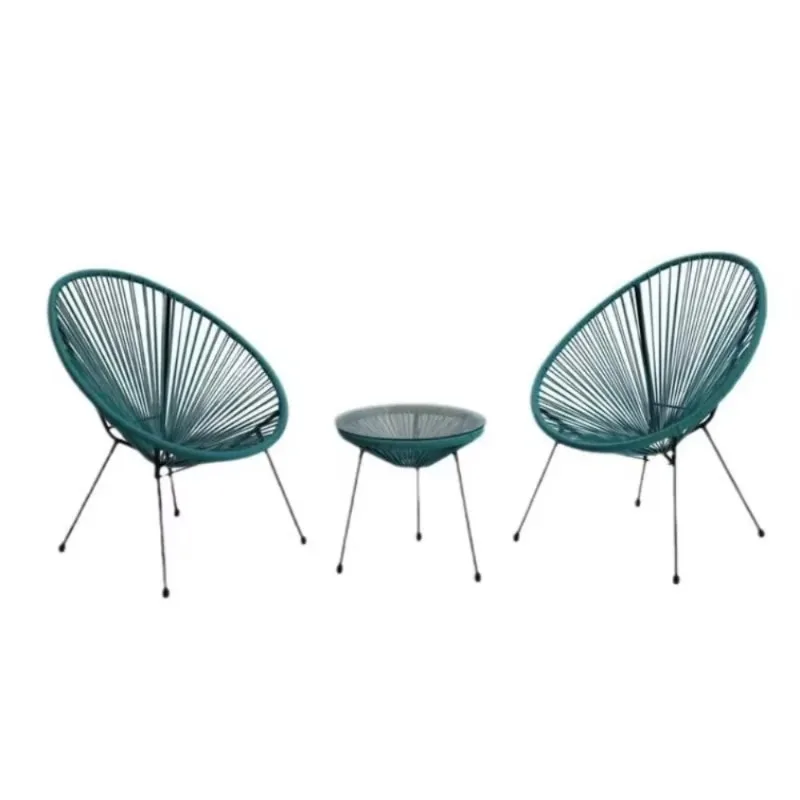 Modern High-quality Outdoor Garden Rattan Set Patio Rattan Chairs and Tables for Park or Balcony Furniture