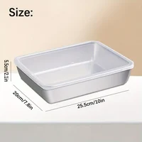 Ensemble de conteneurs de stockage des aliments en acier inoxydable, 3 pièces, organisateurs de cuisine hermétiques sans BPA pour réfrigérateur/démanger/produits secs 4