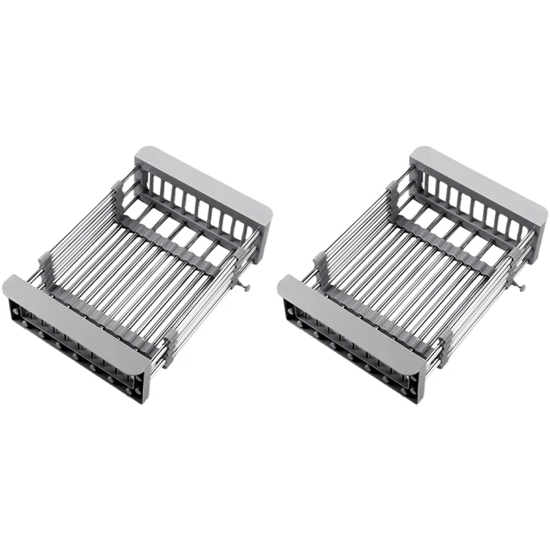 

ABZV-для фруктов и овощей, сливная корзина из нержавеющей стали, портативная расширяемая экономия места