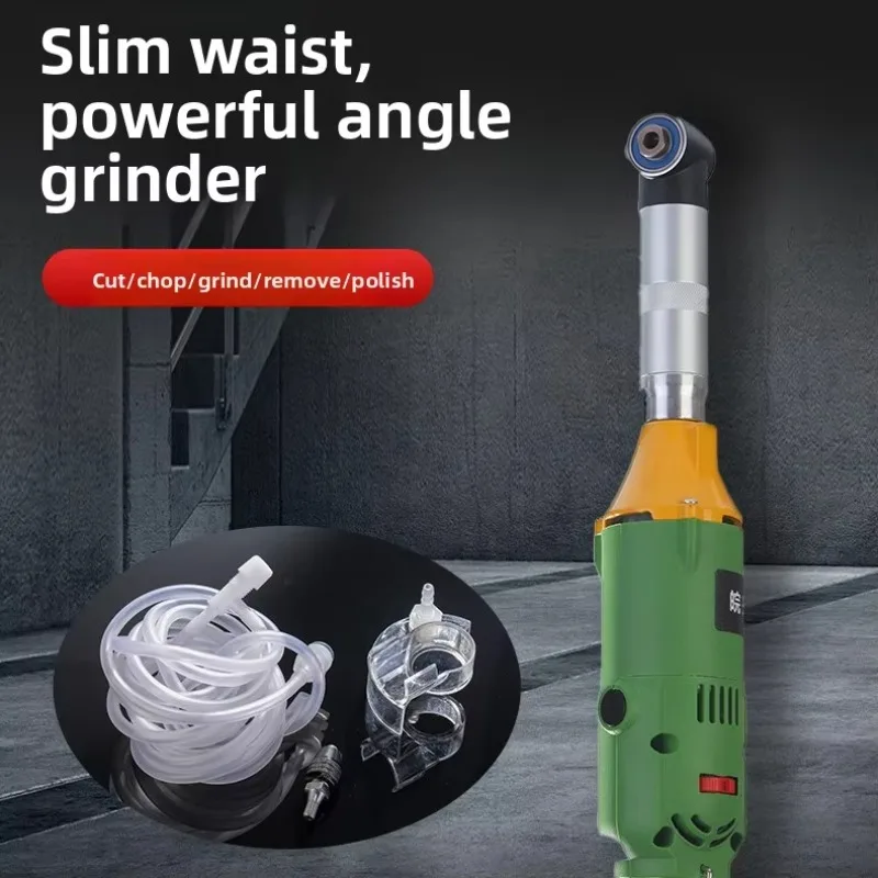 6-Speed Adjustable 90 Degree 3mm Chuck Plug-in Electric Sander Multi-function Tool Polishing Rust Removal Die Cutting Tile