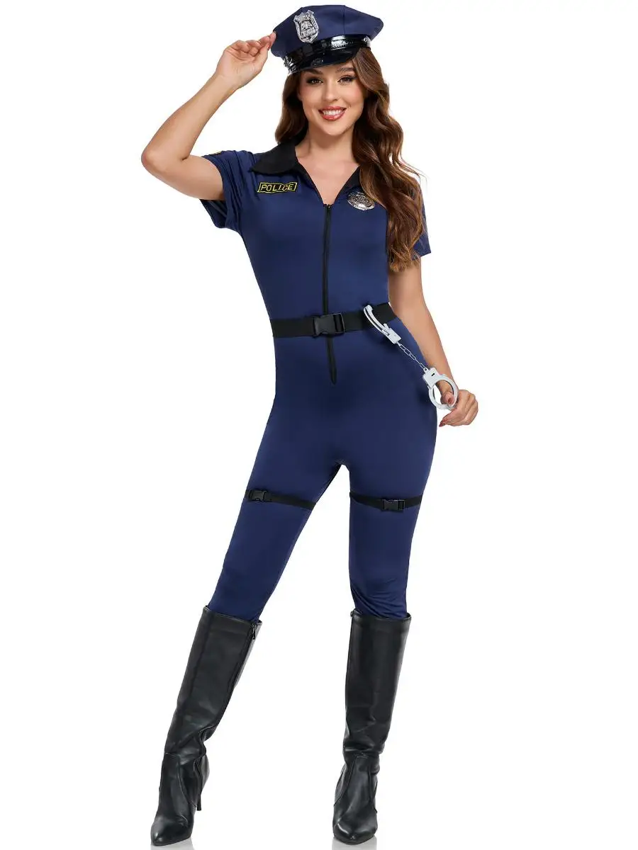 حجم كبير SXXL دور اللعب نيسيي زي loween orm الاسمية المرأة الشرطة orm Faionable مرحلة الأداء ارتداء