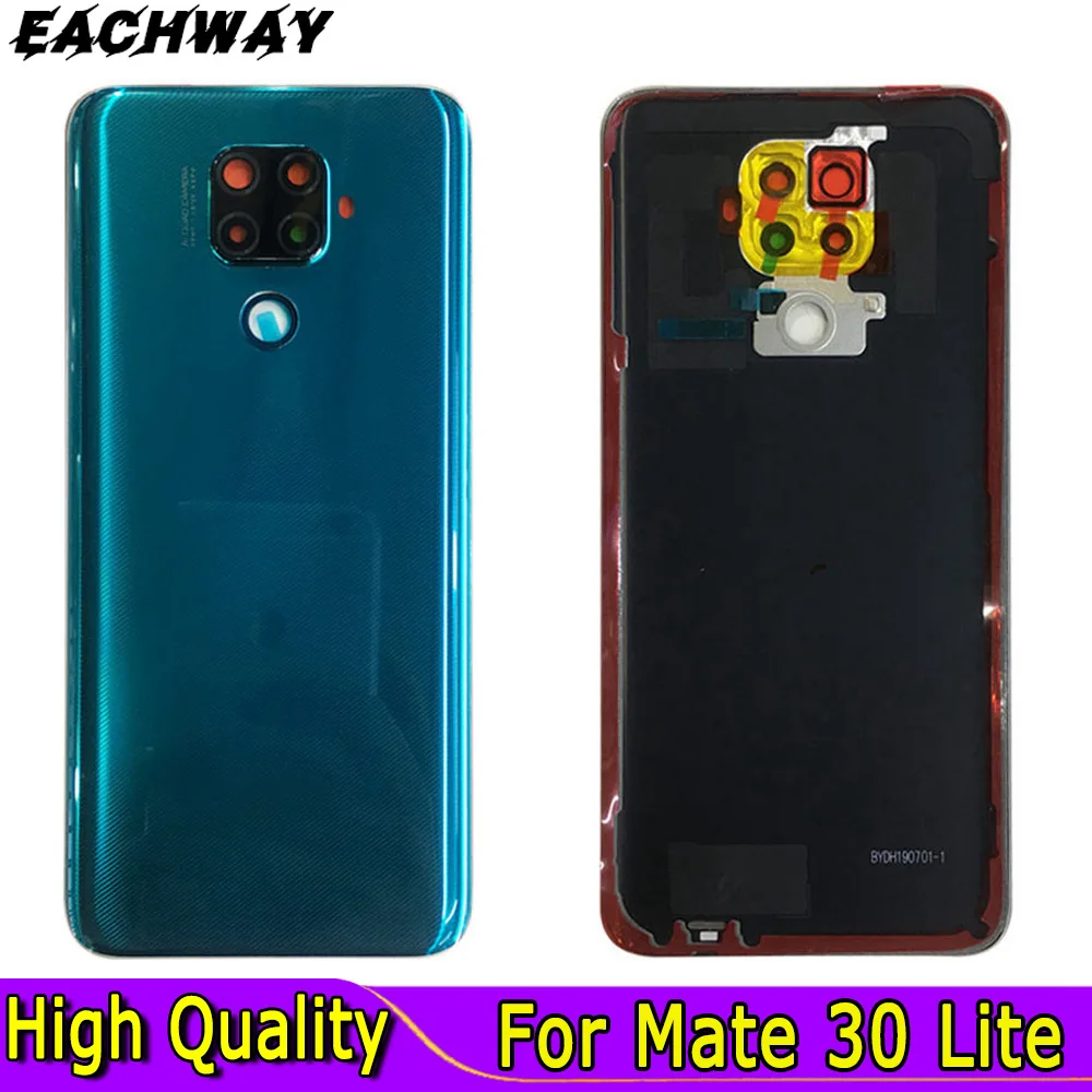 

High Quality For Huawei Mate 30 Lite Battery Cover Rear Glass Door Housing Replacement Parts For Huawei Mate 30 Lite Back Cover