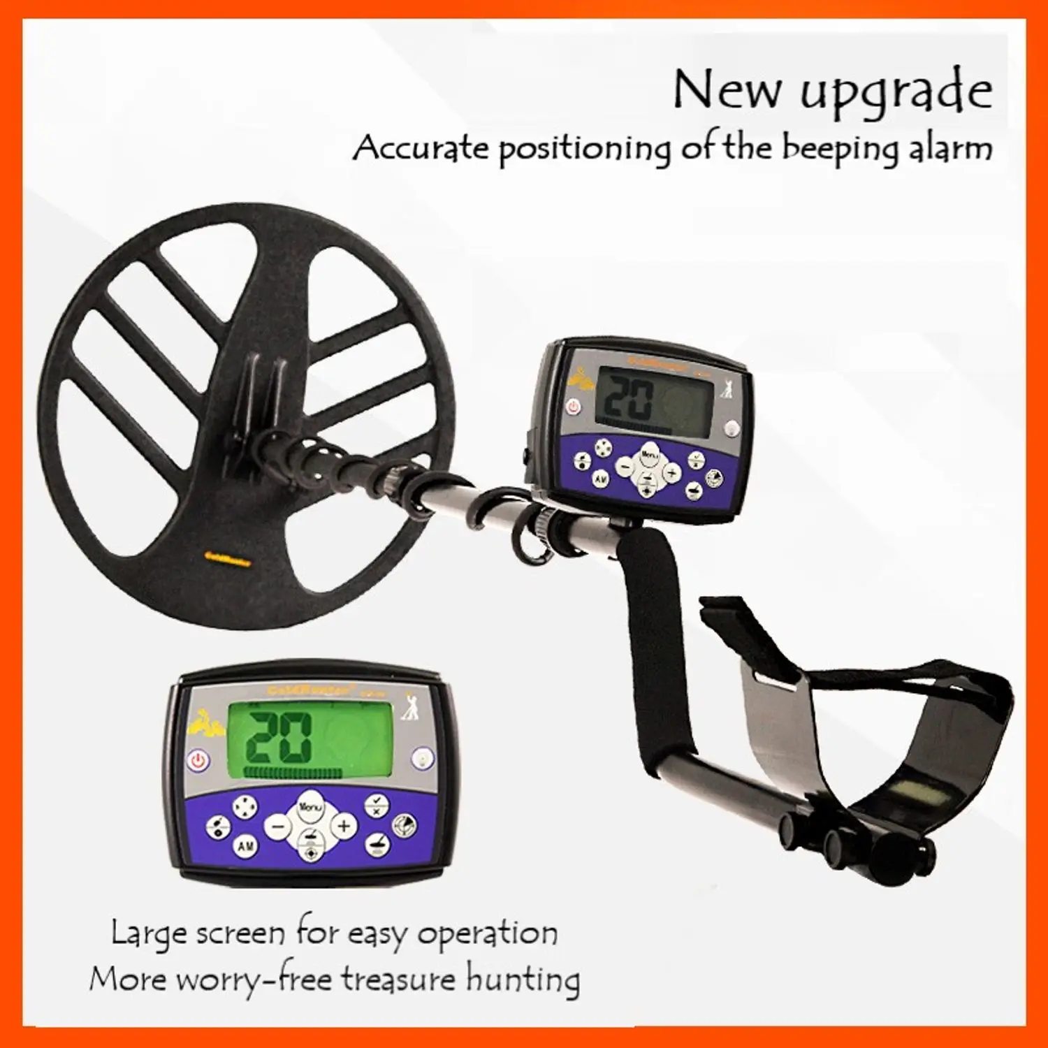 GH-20 Underground Metal Detector Highly Sensitive And Accurate Detection Of Outdoor Treasure Exploration Artifact Waterproof