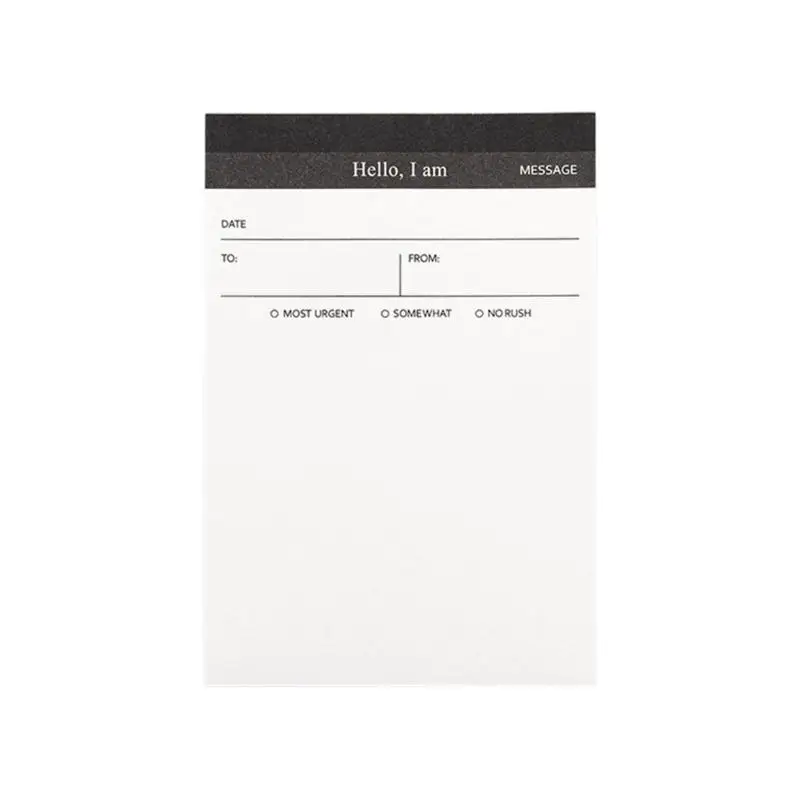 

31BA 5Pcs Portable Paper Notepads 50Sheets Each Business Memo Pad Tearable Planner For Plan Appointment Schedule Organization