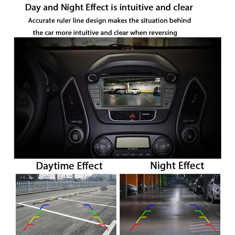 

Reverse Camera Car Backup Car Accessories 0.2Lux 1.2M Power Supply Cable 12V±10% DC 80mA/100mA High Clear IP67