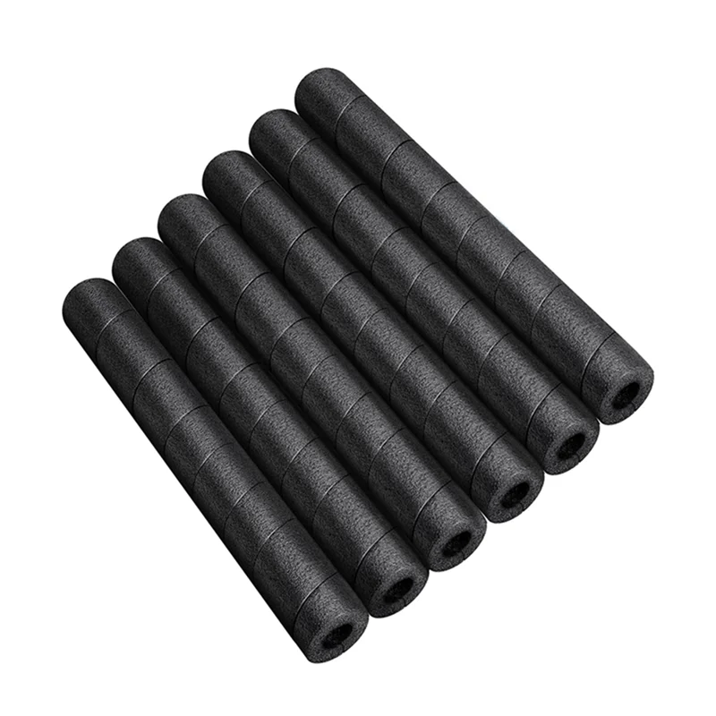 6 Pcs Pipe Insulation Foam Tube -Foam Pipe Covers -Soft Foam Tubing Insulation Wrap Spiral Basement Pole Cover Protector