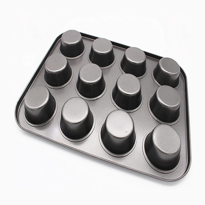 Non-stick Versatile Premium Quality Non-stick Cupcake Mold Muffin Tray Baking Enthusiasts Top Choice Baking Pan Carbon Steel