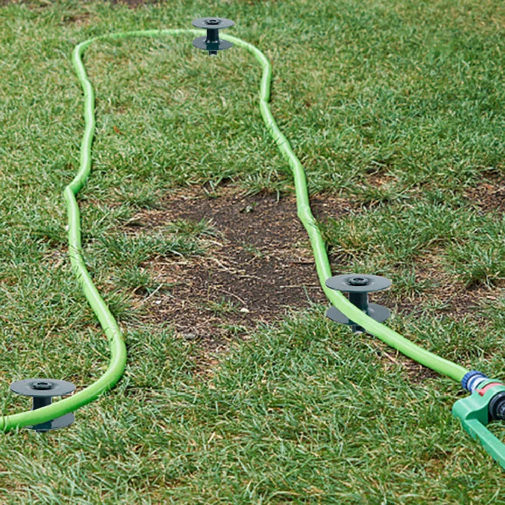 

1/2 шт. Направляющее колесо для садового шланга с креплением к земле, катушка для намотки шланга для садовых поливочных инструментов