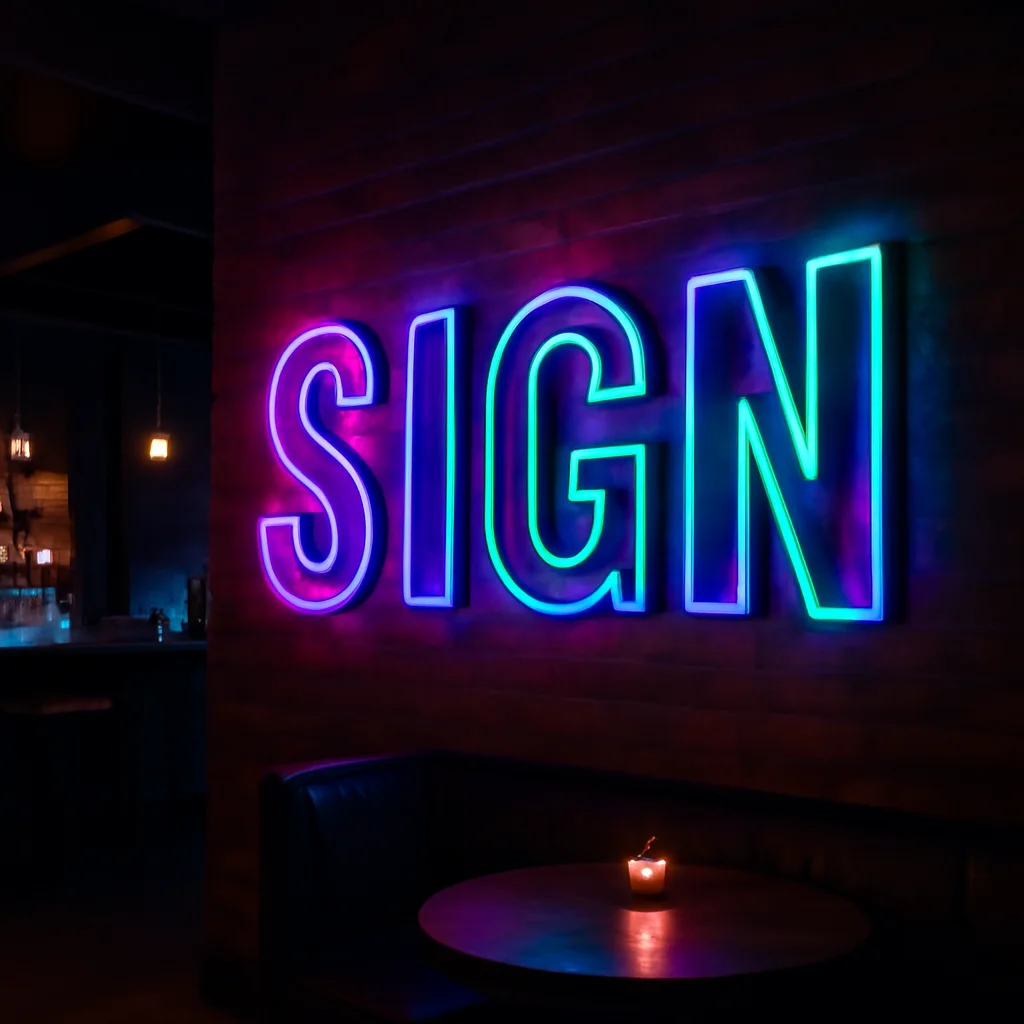 Custom RGB LED 3D Signage Colorful Neon Sign Advertising Letters Logo Lights Hotels Remote Outdoor Business Shop Decoration IP65