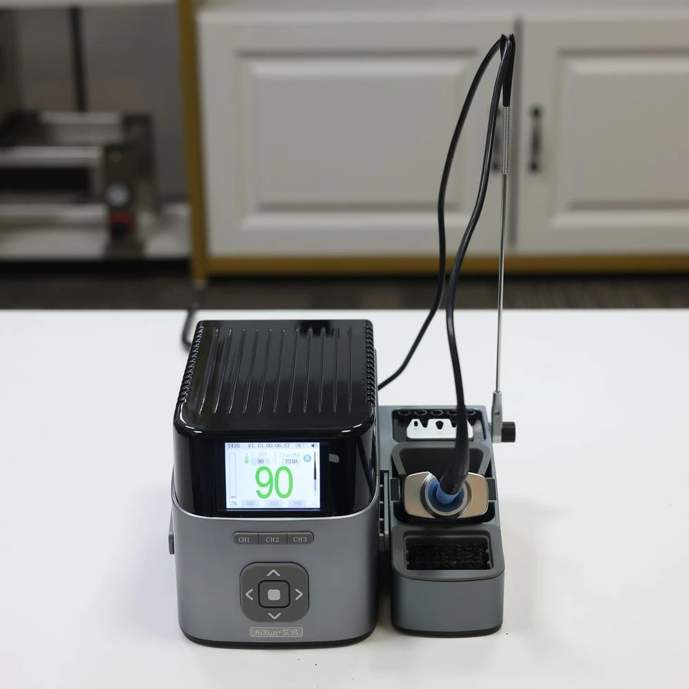 

AiXun Upgradable T410 Digital Soldering Station Dual-Mode Operation for Micro Soldering & BGA Work