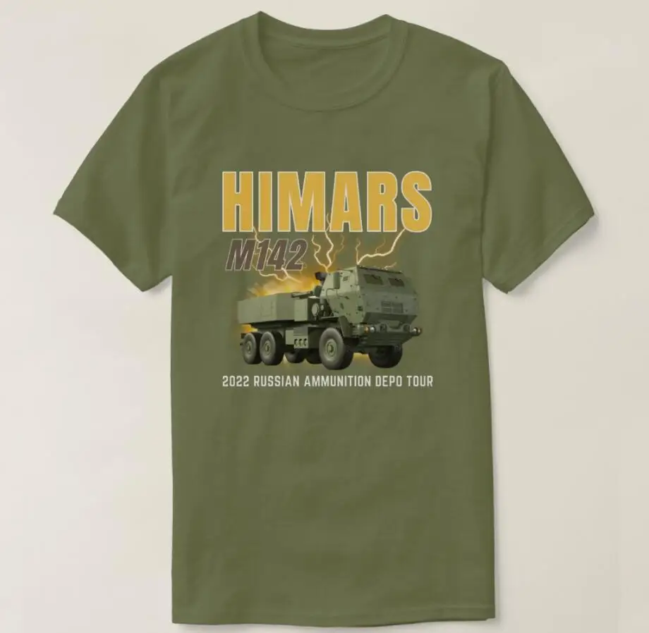 Himars M142 Russian Ammunition Depo Tour Men T-Shirt Short Sleeve Casual 100% Cotton O-Neck Summer TShirt