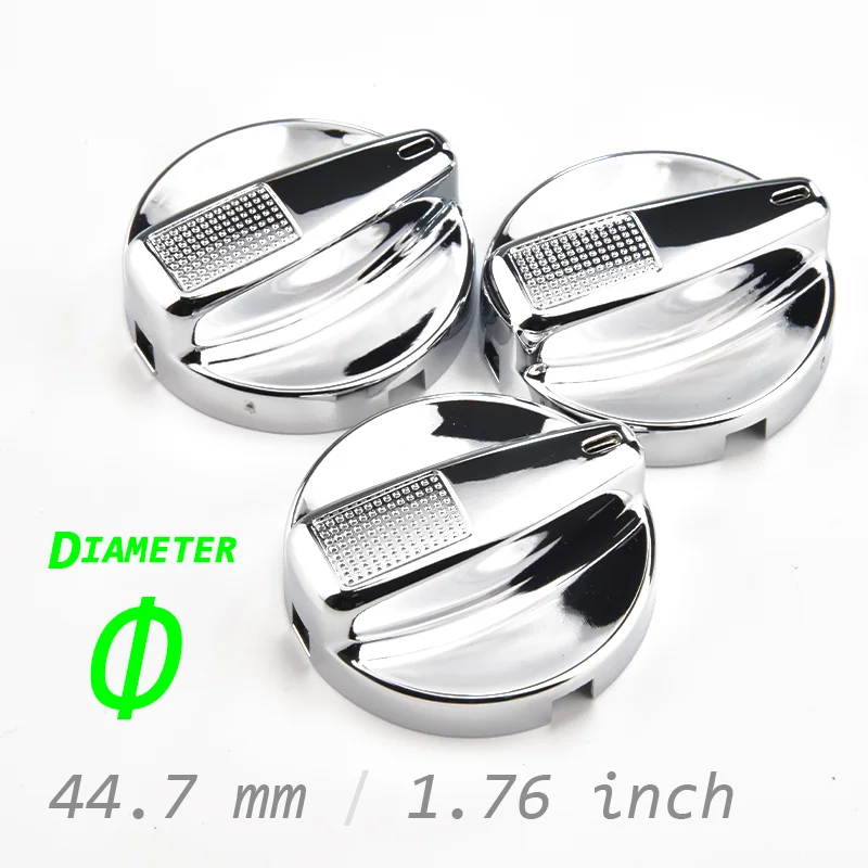 3pcs Chrome Air Switch Button Cover For Seat Ibiza Cordoba Tolodo VW Polo IV Golf III MK3 Jetta Passat 96 T4 Skoda Fellicia