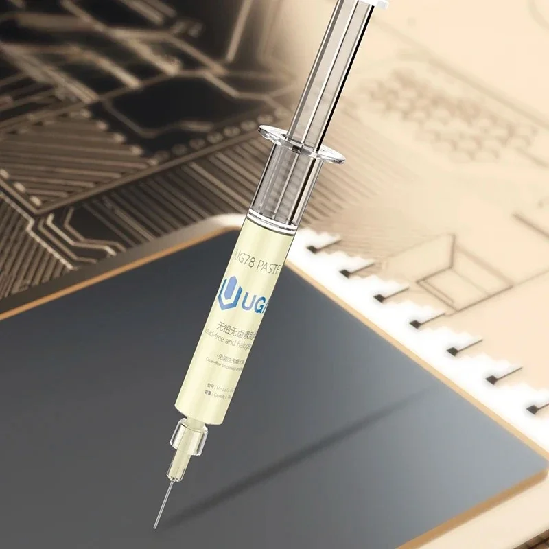 10cc fluxo de solda ferro de solda fluxo de solda reparação eletrônica de consumo pasta de solda para telefone led bga smd pga