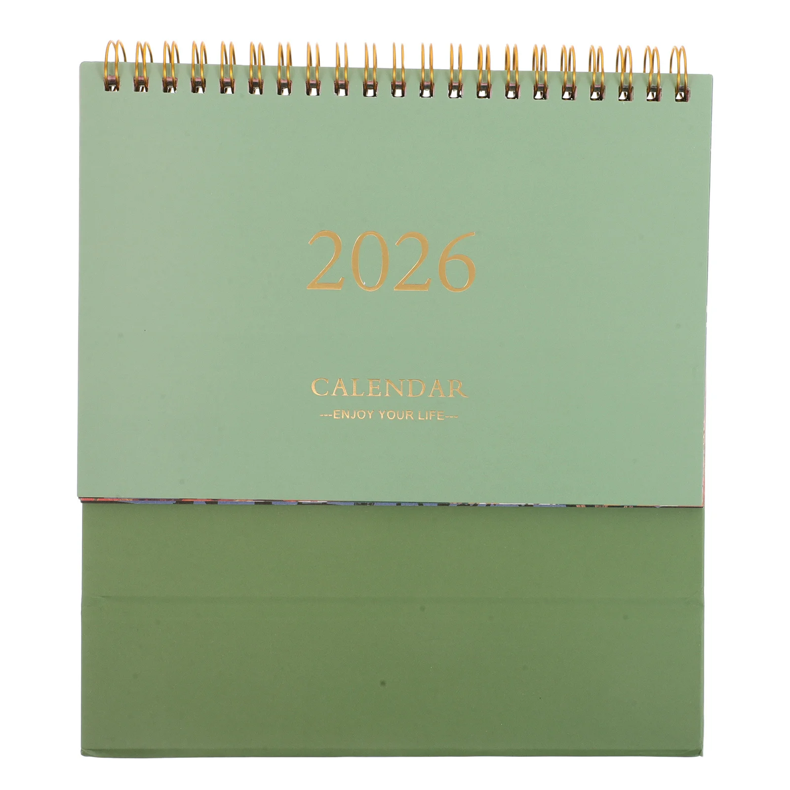 Minimalist Mini Desk Calendar 2026 Small Standing Flip Calendar Thick Paper For Office Home Decor Desktop Decoration