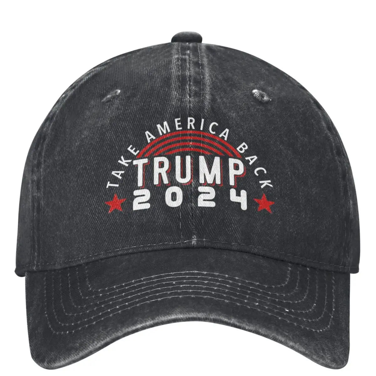 Vote Trump 2024 Take America Back Baseball Cap Merch Vintage Distressed Denim President Race Dad Hat Unisex Style Soft Caps Hat