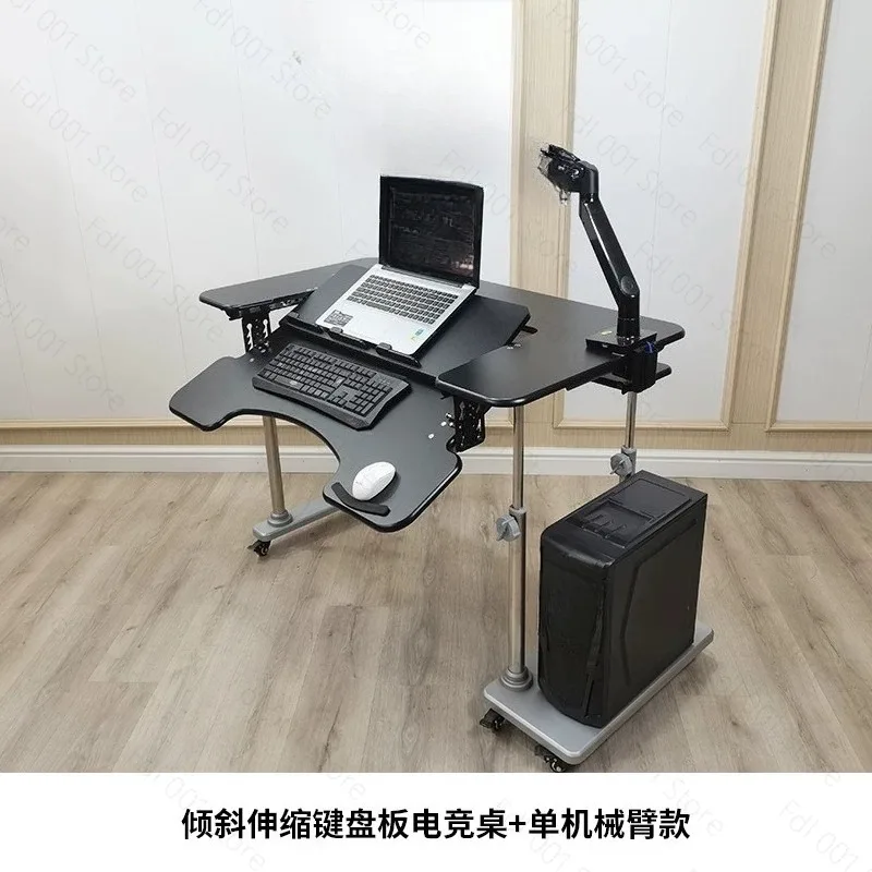 Bedside table lifting table lazy table cockpit suspension shelf Computer desk bed notebook desktop computer desk