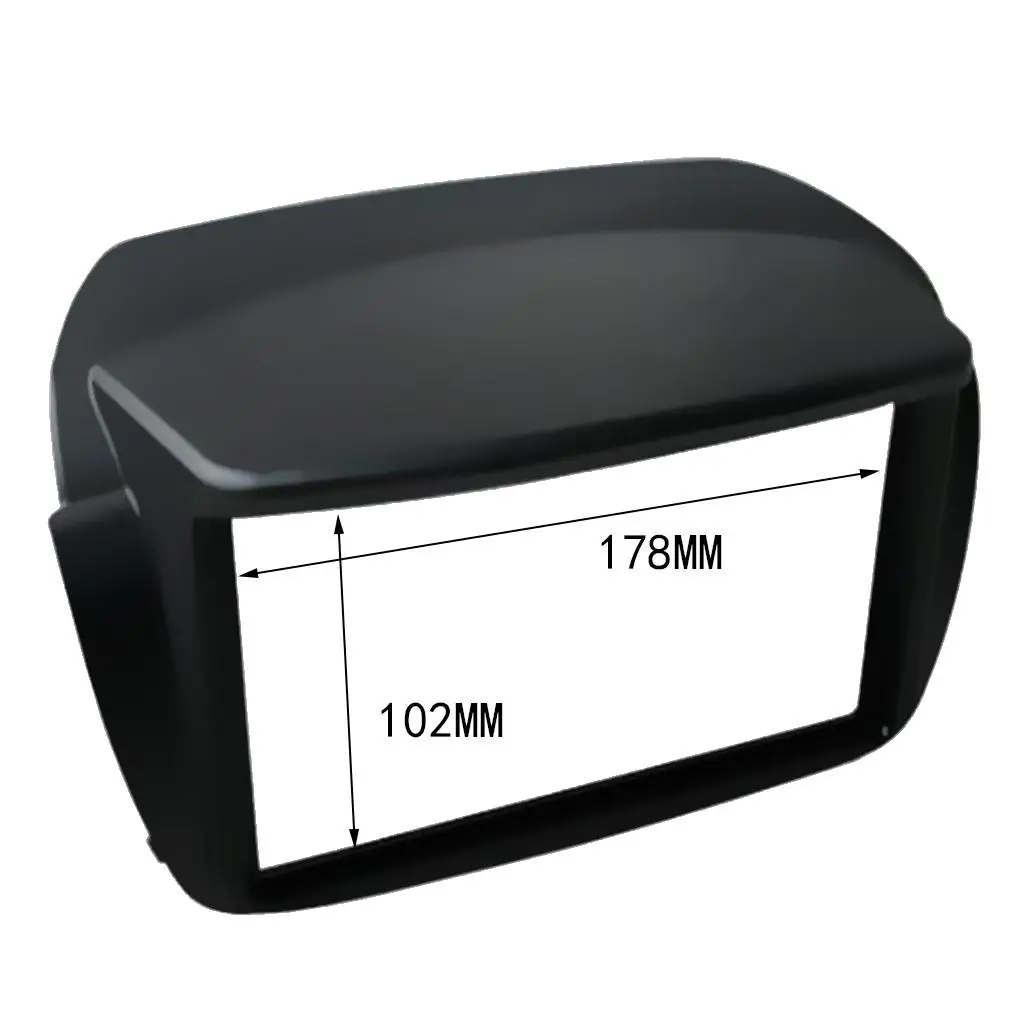 Car Dash Fascia Panel Cover Trim Double DIN Mounting Kit for FIAT Doblo 263 2010 Plus Combo Tour D 2011 Up