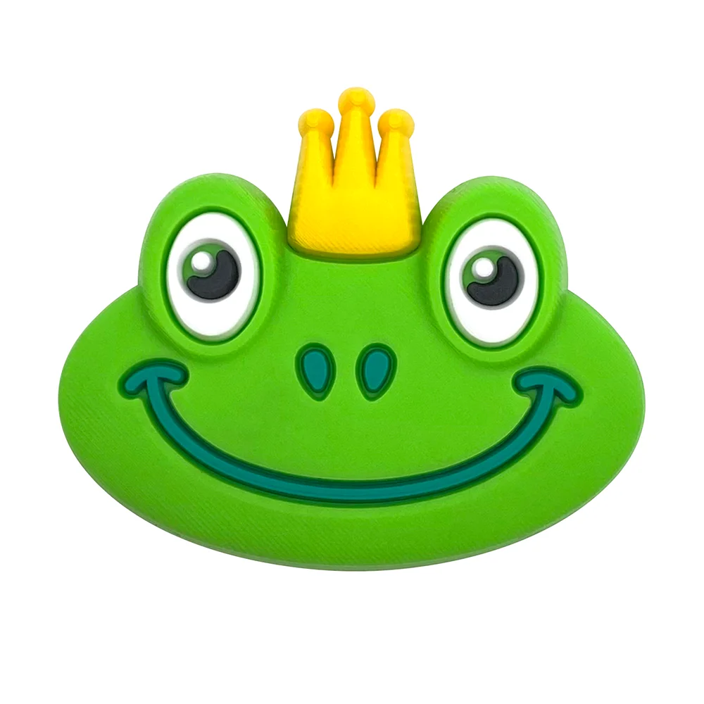 10pcs Cartoon Frog Shoe Charms DIY Accessories Buttons Decorations Fit Bubble Slides Sandals for Kids & Adults