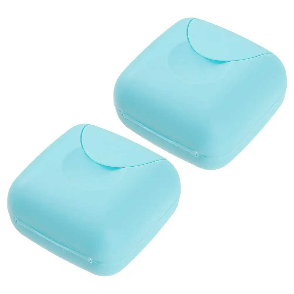 

2Pcs Menstrual Cup Storage Box Compact Portable Lightweight Case Hygienic Clean Protection for Menstrual Cups Daily Replacement