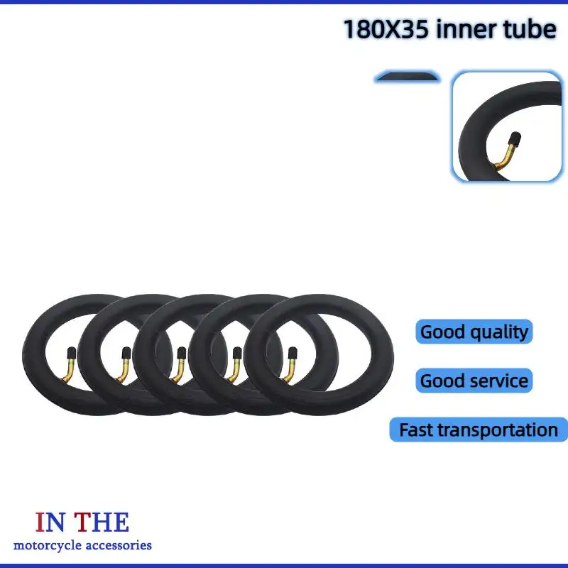 180x35 inner tube curved nozzle thickened for children's bicycle electric scooter