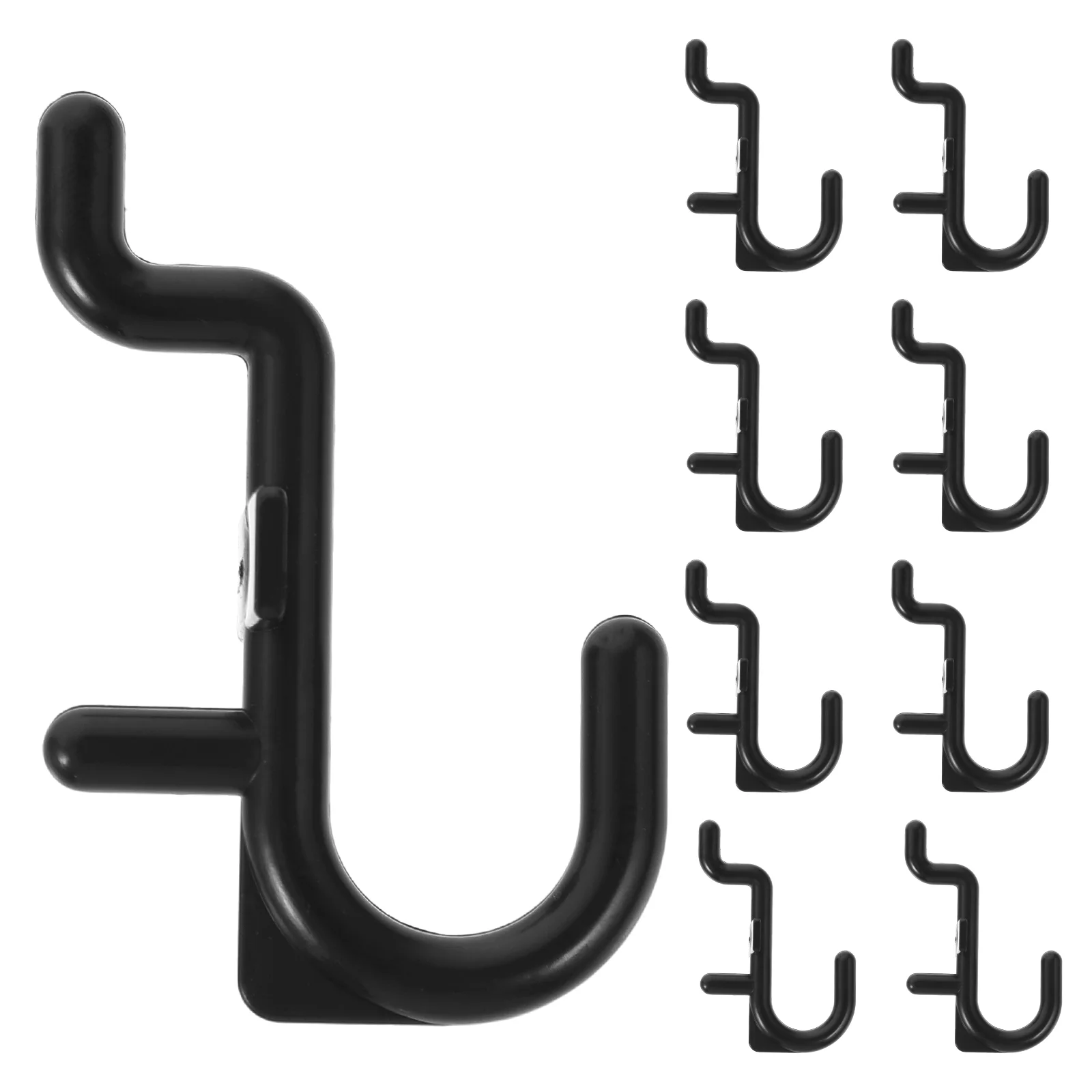 20 Pcs Plastic Hook Peg Board Accessories Pegboard Hooks for Office Attachment Tool Hanging Tools Coat Hanger