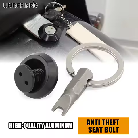 1/4" Motorcycles CNC Rear Fender Seat Bolt Anti Theft Ring For Harley Sportster XL 883 1200 Dyna Touring Glide Softail CVO