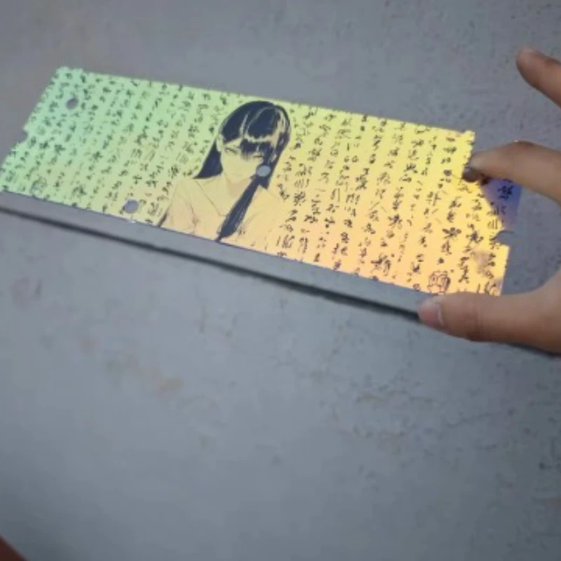 Nuevo Material de PC de Panel plano holográfico Holy60, personalizado, bricolaje, posición de orificio GH60, accesorios de teclado mecánico Holy60