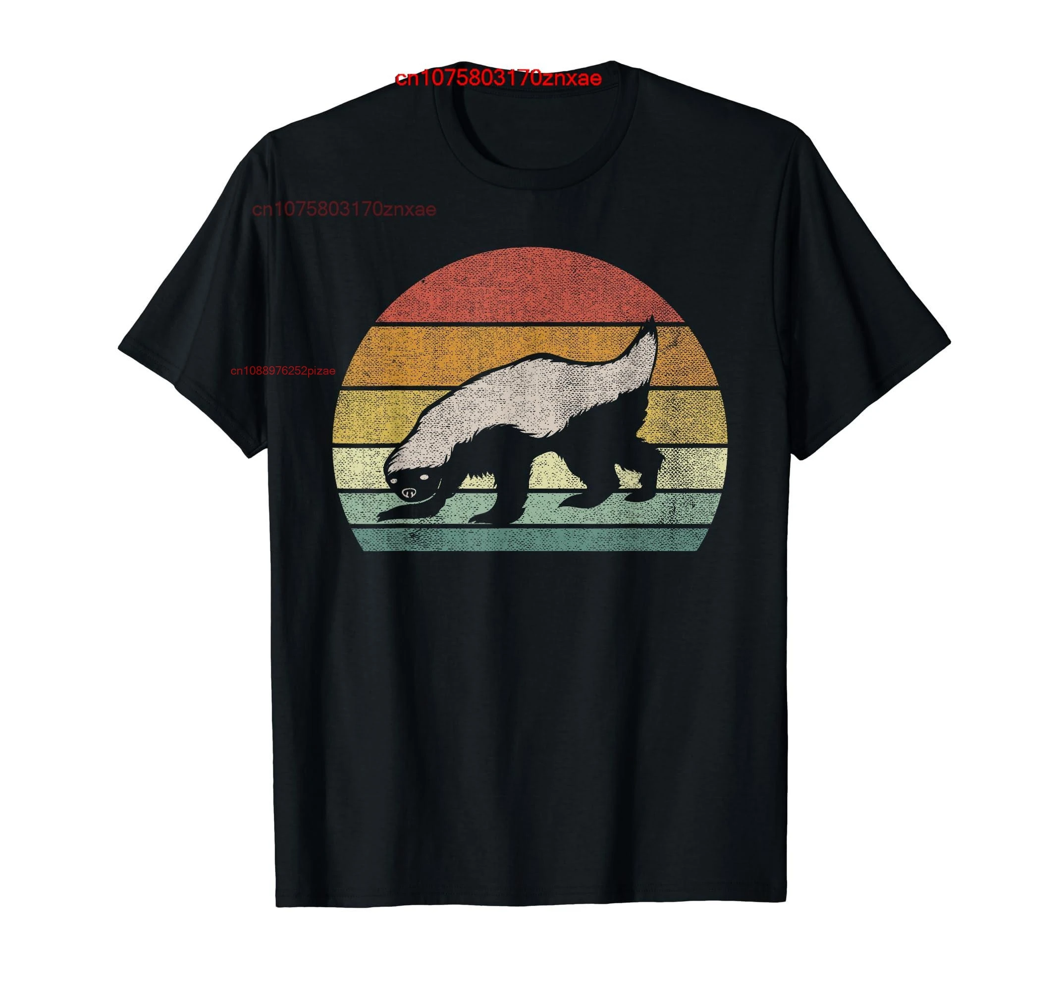 100% Cotton Retro Honey Badger Shirt Funny Animal Lover Gift Vintage T-Shirt MEN WOMEN UNISEX T Shirts Size S-6XL