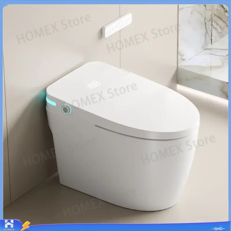 Modern Smart Bidet Toilet Automatic Flush Non Contact Sanitary Ware Remote Control Intelligent WC Seat Heated Water Spray