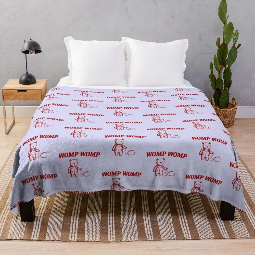 Womp Womp Bear Throw Blanket Air Conditioner Soft Blanket for Office Home